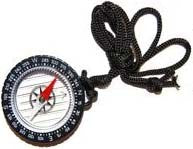 Magnetic Compass 1 Inch with Lanyard - Set of Three