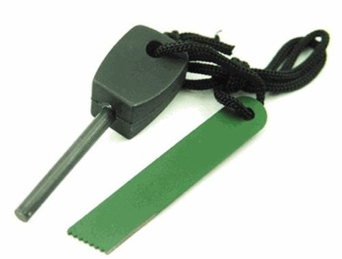 Flint Fire Starter with Lanyard, 2 Inch