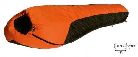 Mt Rainier -20 Degree Waterproof Sleeping Bag, Extra Long and Extra Large
