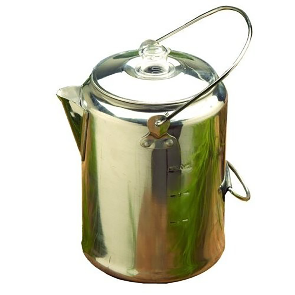 20 Cup Aluminum Percolator Campfire Coffee Pot