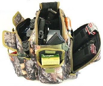 Mossy Oak Camo Range Bag Camera Bag with Khaki Trim
