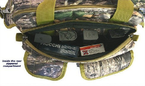Mossy Oak Camo Range Bag Camera Bag with Khaki Trim
