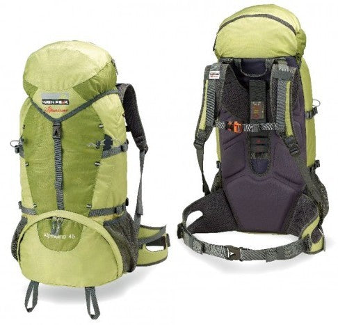 High Peak Alpinismo 45 Hiking Backpack, 3 Pounds