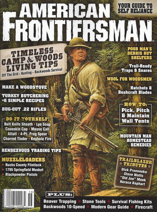 American Frontiersman Outdoor Self Reliance Magazine, July 2014