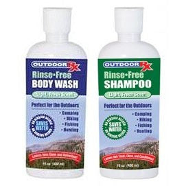 Rinse-Free Body Wash and Shampoo, No Water Needed