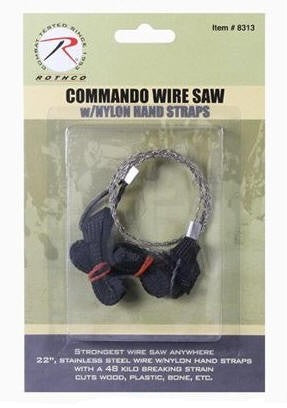 Commando Wire Saw w/ Nylon Hand Straps