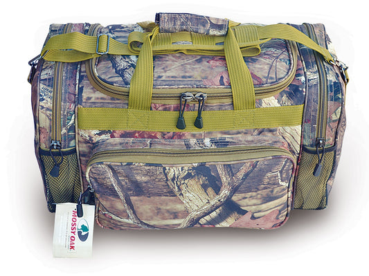 Mossy Oak Infinity Duffel Bag 17 Inch with Khaki Trim (MT17)