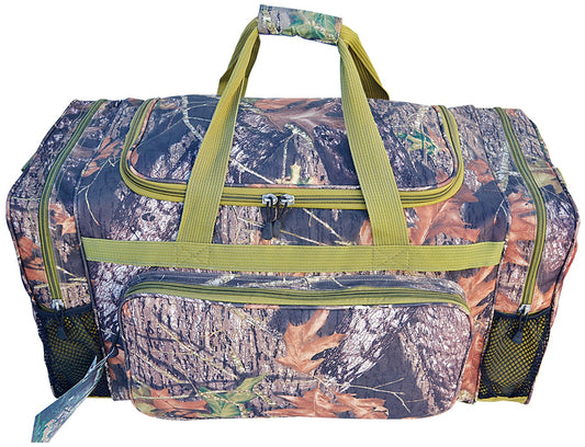 Mossy Oak Infinity Duffel Bag, 30 Inch Length with Khaki Trim (MT30)