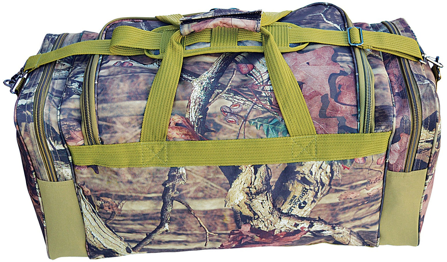Mossy Oak Infinity Duffel Bag, 30 Inch Length with Khaki Trim (MT30)