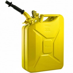 Wavian ValPro NATO Yellow Steel 20 Liter Jerry Can w/Spout