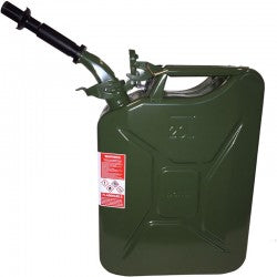 Wavian ValPro NATO Steel 20 Liter Jerry Gas Can - Green