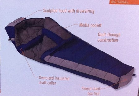 Ridgeway by Kelty 0 Degree Mummy Sleeping Bag
