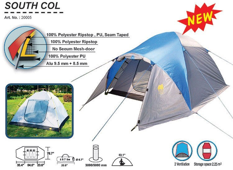 High Peak South Col 4 Season Expedition Tent, 3 Person