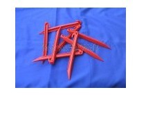 Red Plastic Tent Stake (1 Individual Stake)