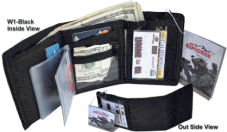 Man's Tactical Wallet Black