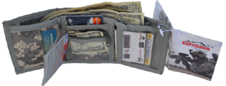 Man's Tactical Wallet Camo