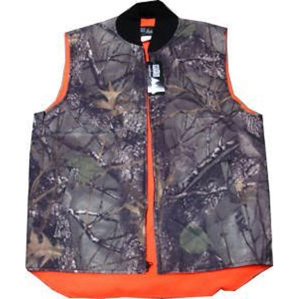 WFS Reversible Camo/Blaze Orange Hunting Vest